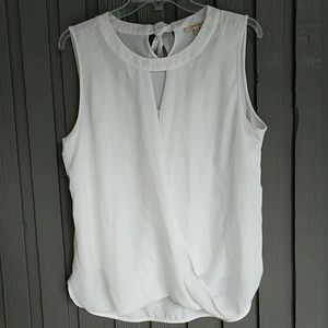 Clearwater Mixed Material wrap tank Stitch Fix